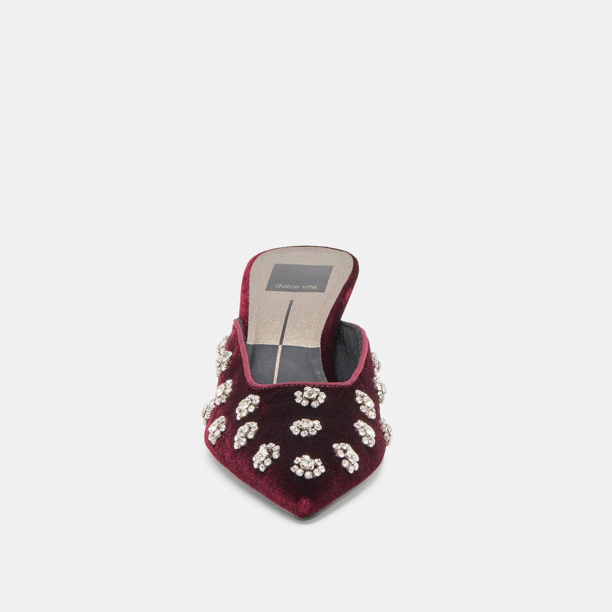 Dolce Vita SHOES Clara Bordeaux Velvet Heels
