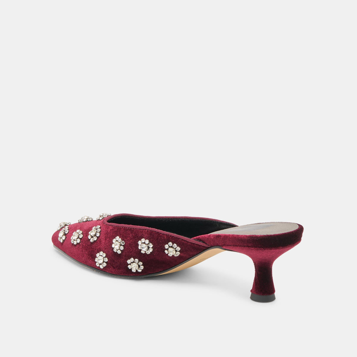 Dolce Vita SHOES Clara Bordeaux Velvet Heels