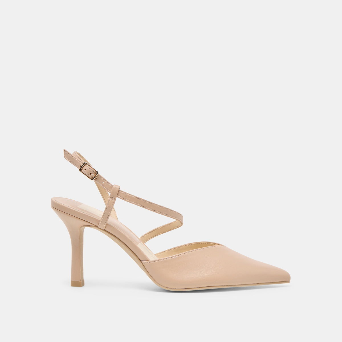 Dolce Vita SHOES Kamra Beige Leather Heels