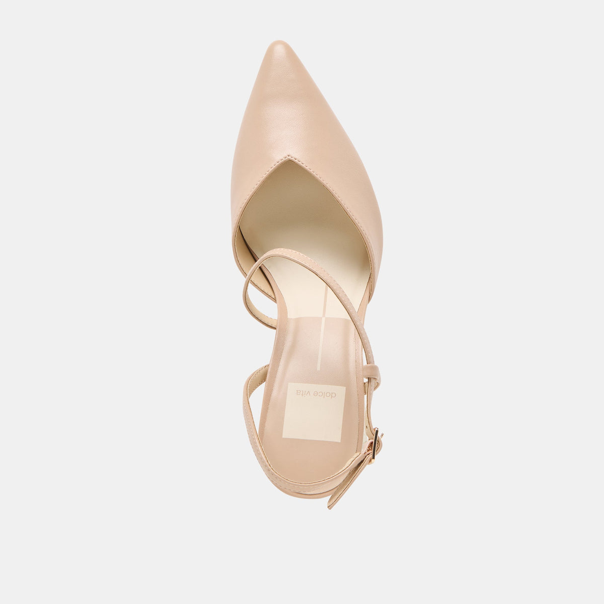 Dolce Vita SHOES Kamra Beige Leather Heels