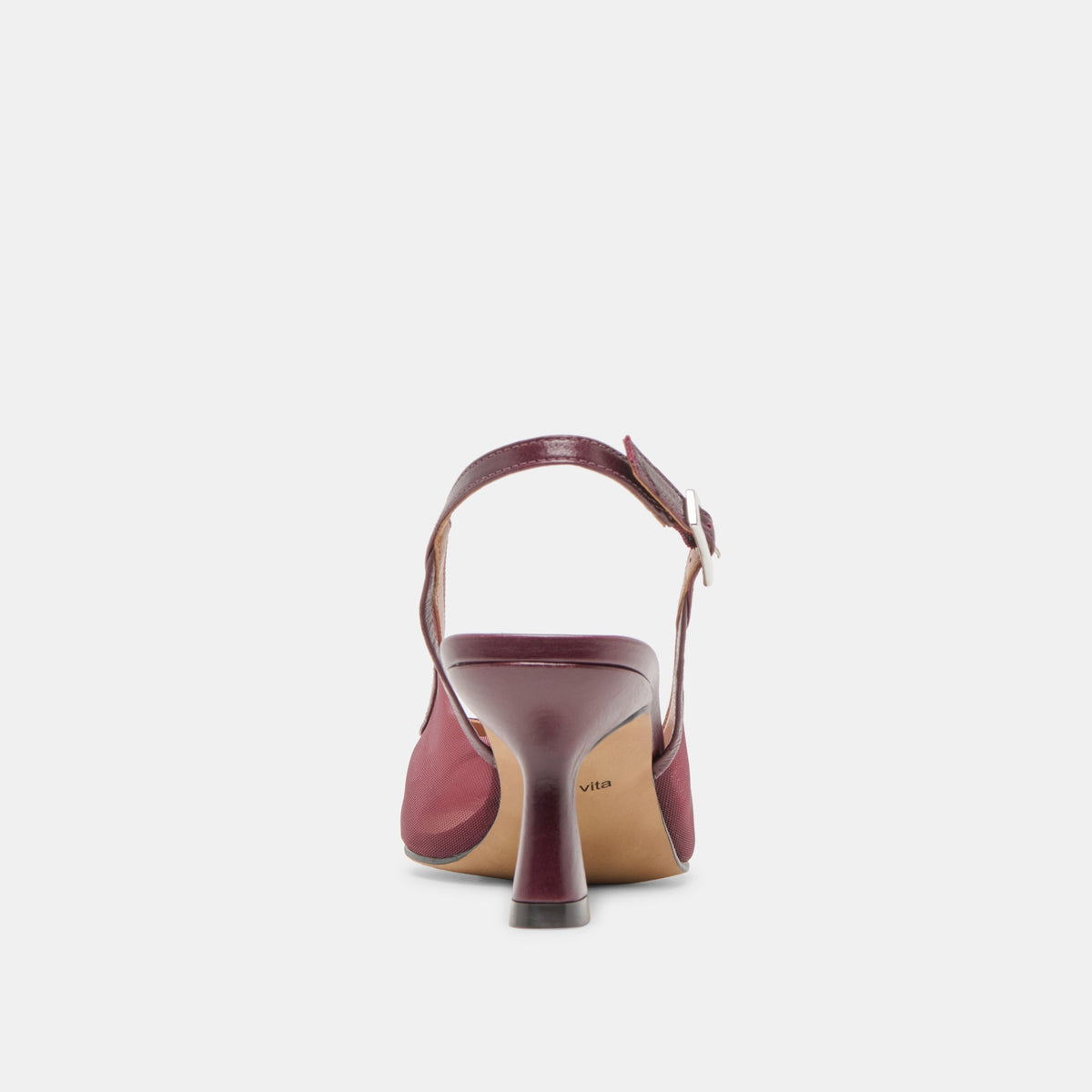 Dolce Vita SHOES Lorine Burgundy Mesh Heels