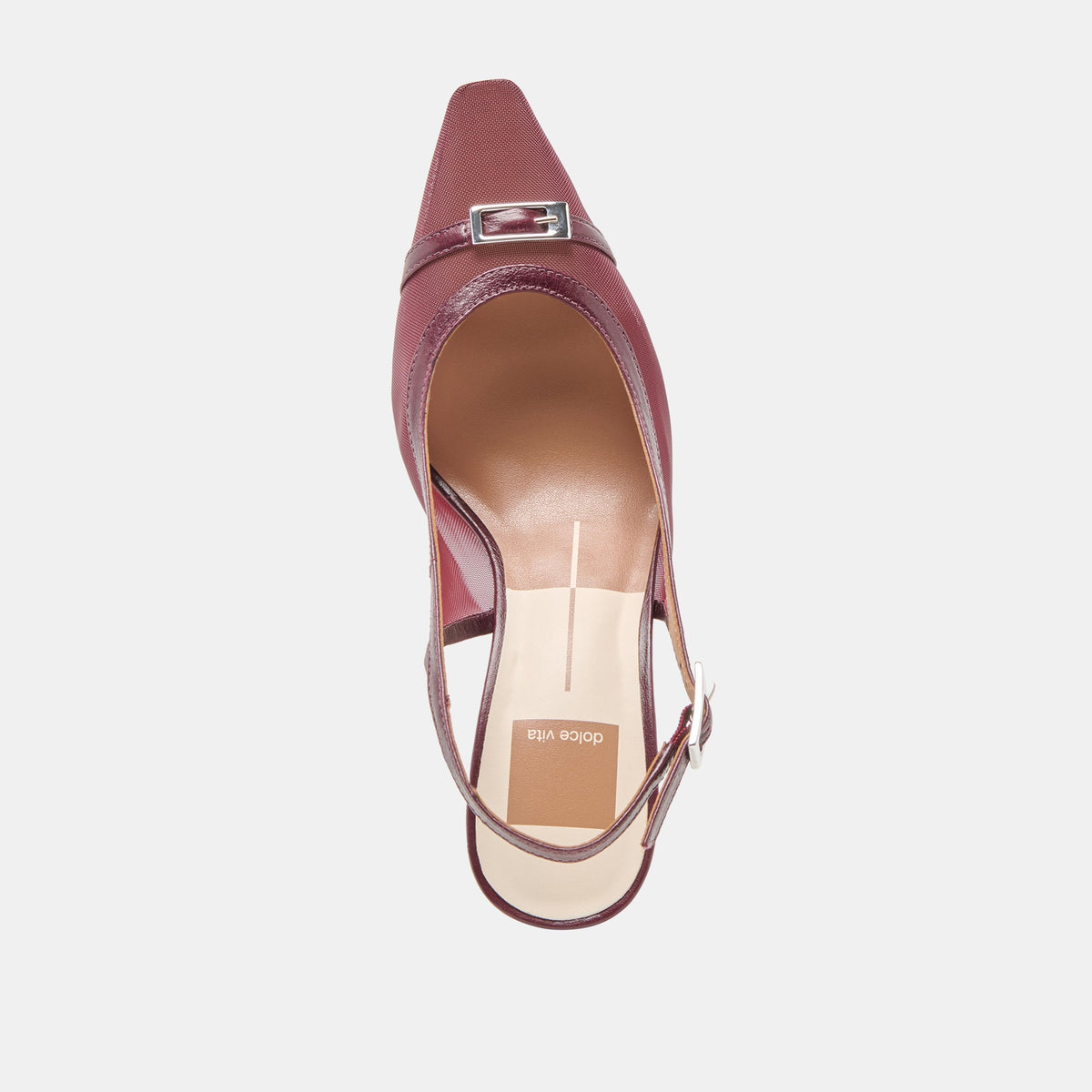 Dolce Vita SHOES Lorine Burgundy Mesh Heels