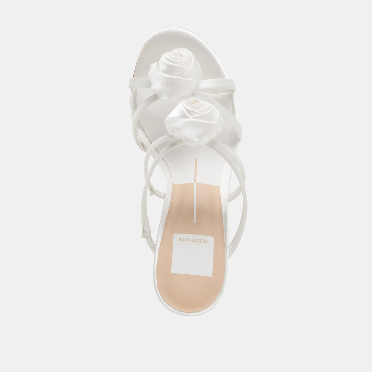 Dolce Vita SHOES LINZY HEELS TRUE WHITE SATIN
 – Dolce Vita