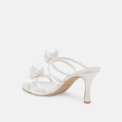 Dolce Vita SHOES LINZY HEELS TRUE WHITE SATIN
 – Dolce Vita