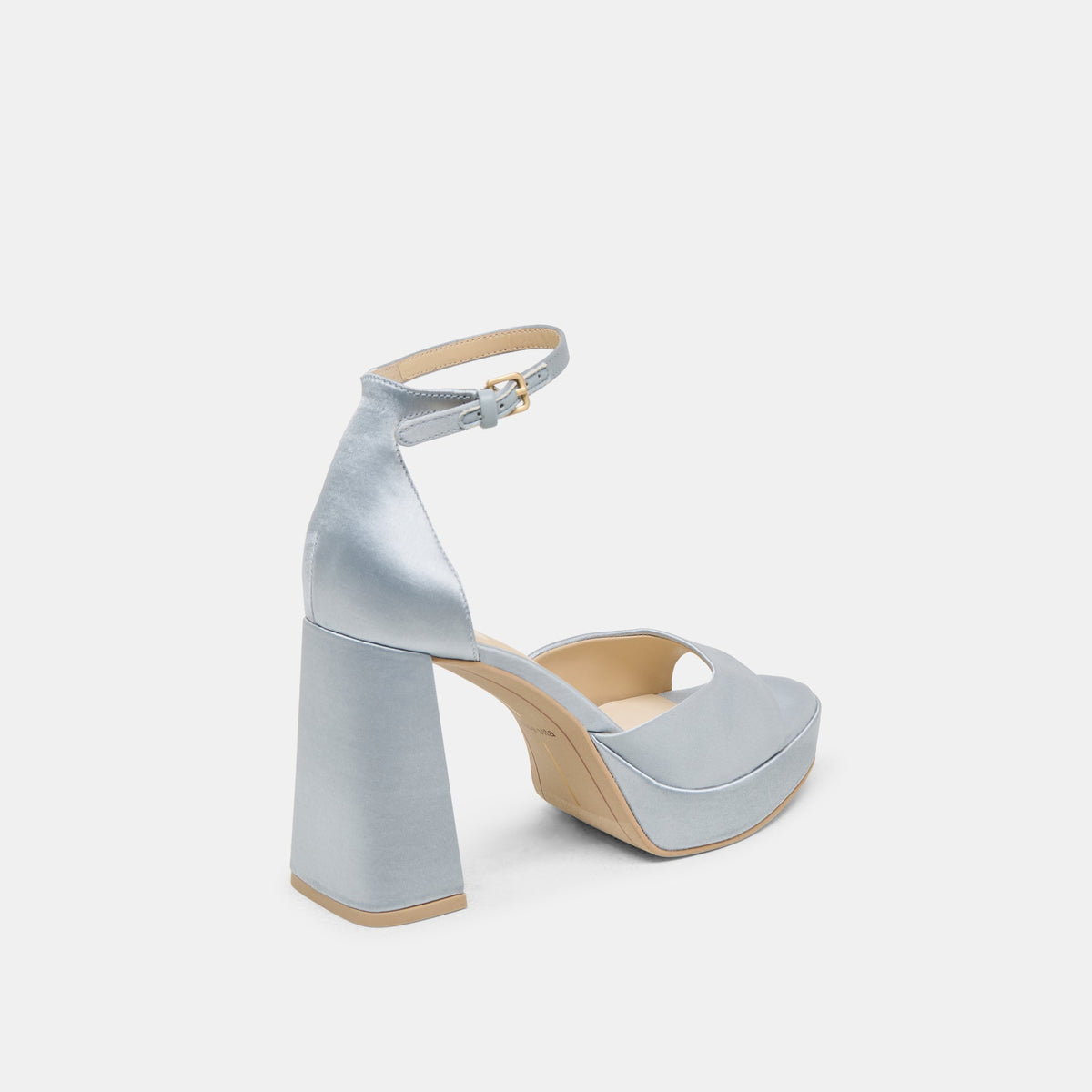 Dolce Vita SHOES PANDRO HEELS LIGHT BLUE SATIN
 – Dolce Vita