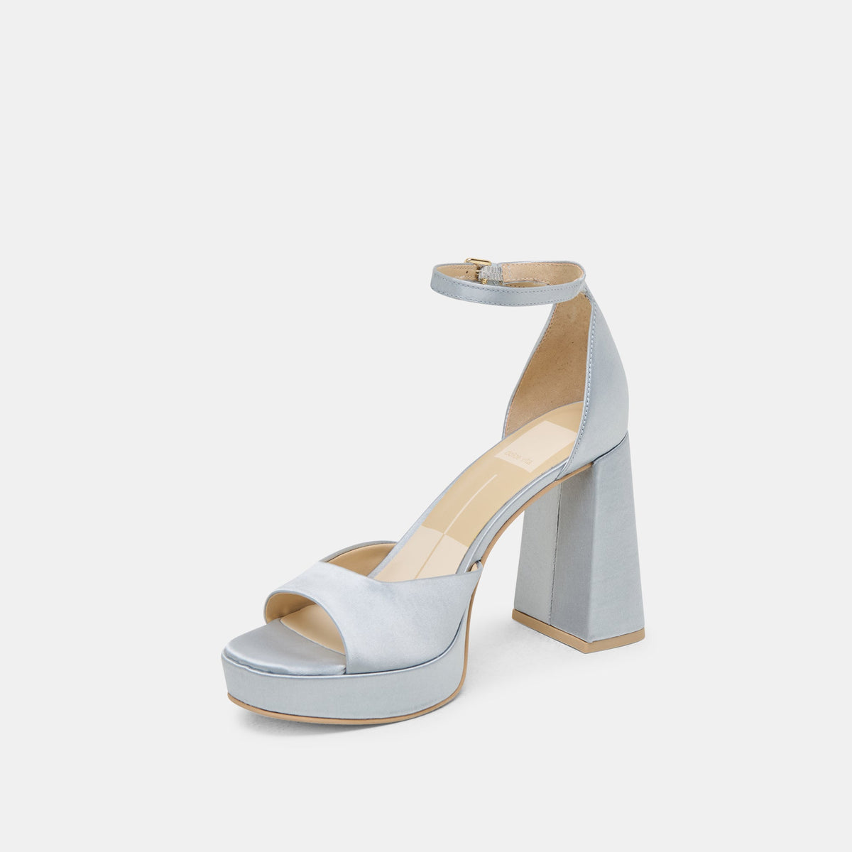 Dolce Vita SHOES PANDRO HEELS LIGHT BLUE SATIN
 – Dolce Vita