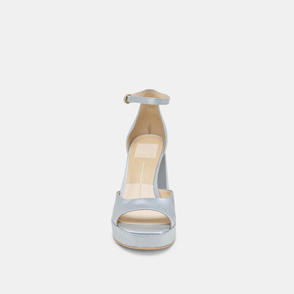 Dolce Vita SHOES PANDRO HEELS LIGHT BLUE SATIN
 – Dolce Vita