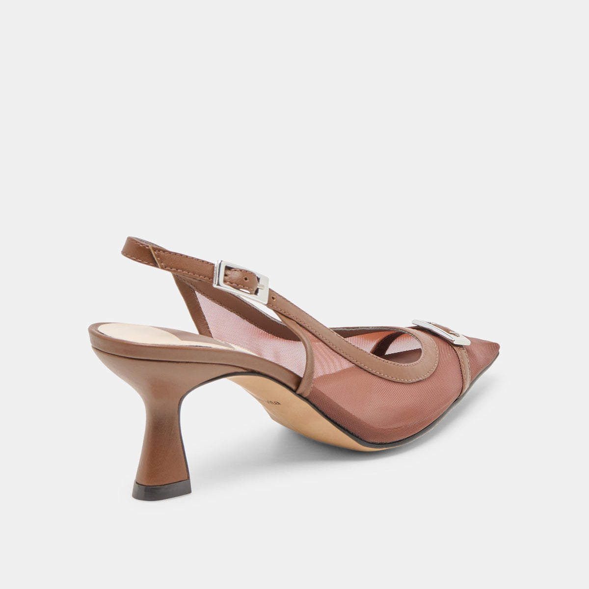 Dolce Vita SHOES Lorine Espresso Mesh Heels