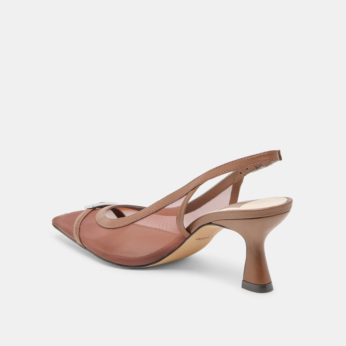 Dolce Vita SHOES Lorine Espresso Mesh Heels