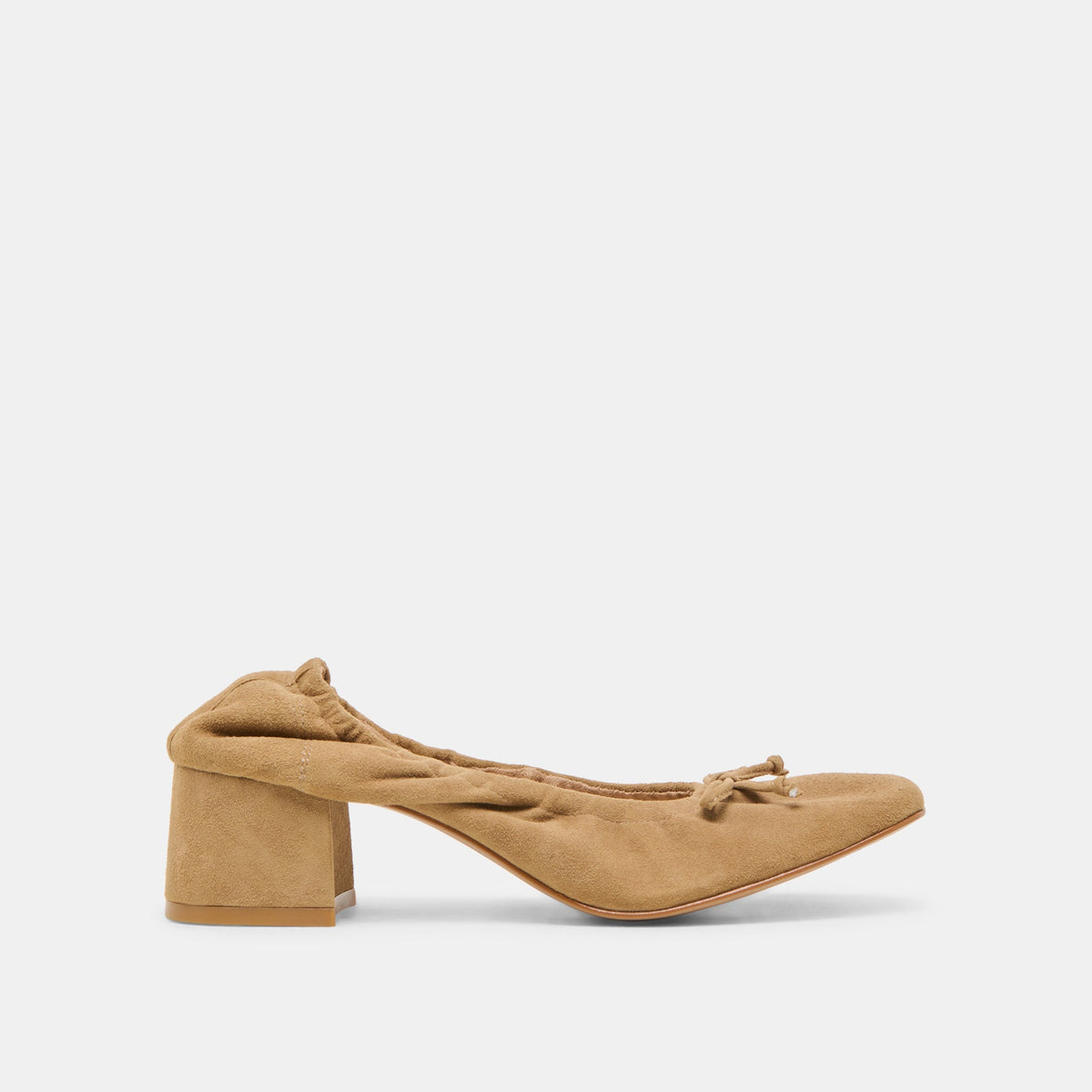 Dolce Vita SHOES Karmin Dk Taupe Suede Heels