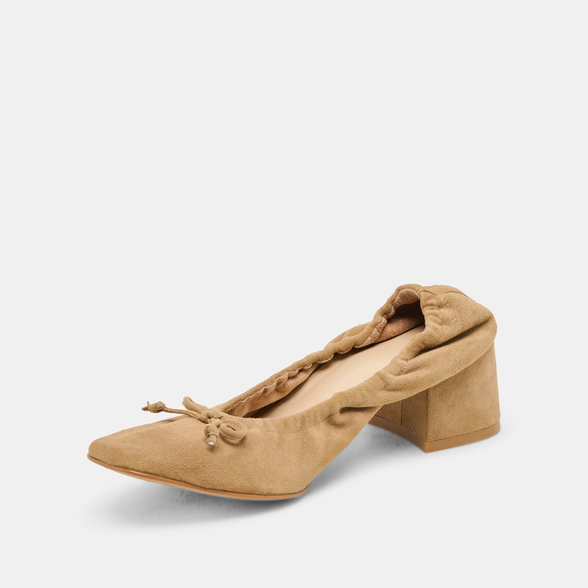 Dolce Vita SHOES Karmin Dk Taupe Suede Heels