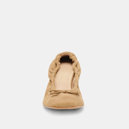 Dolce Vita SHOES Karmin Dk Taupe Suede Heels