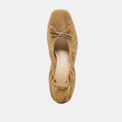 Dolce Vita SHOES Karmin Dk Taupe Suede Heels