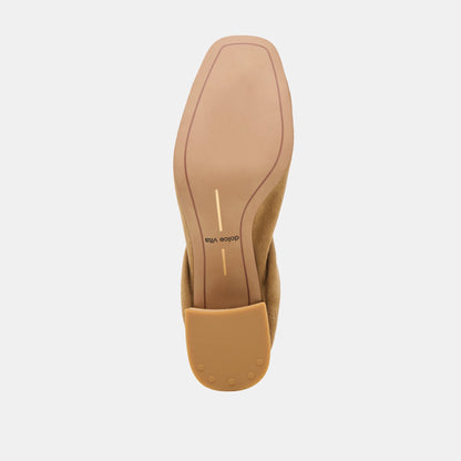 Dolce Vita SHOES Karmin Dk Taupe Suede Heels