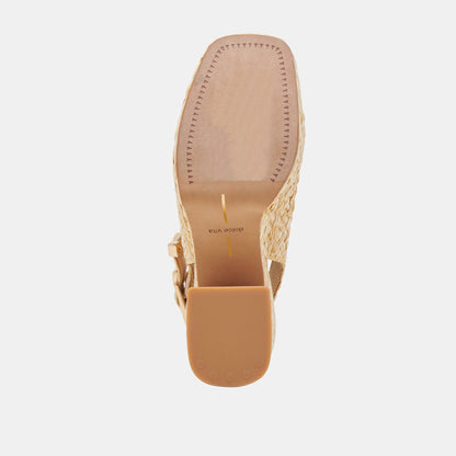 Dolce Vita SHOES FLORES HEELS NATURAL RAFFIA
 – Dolce Vita