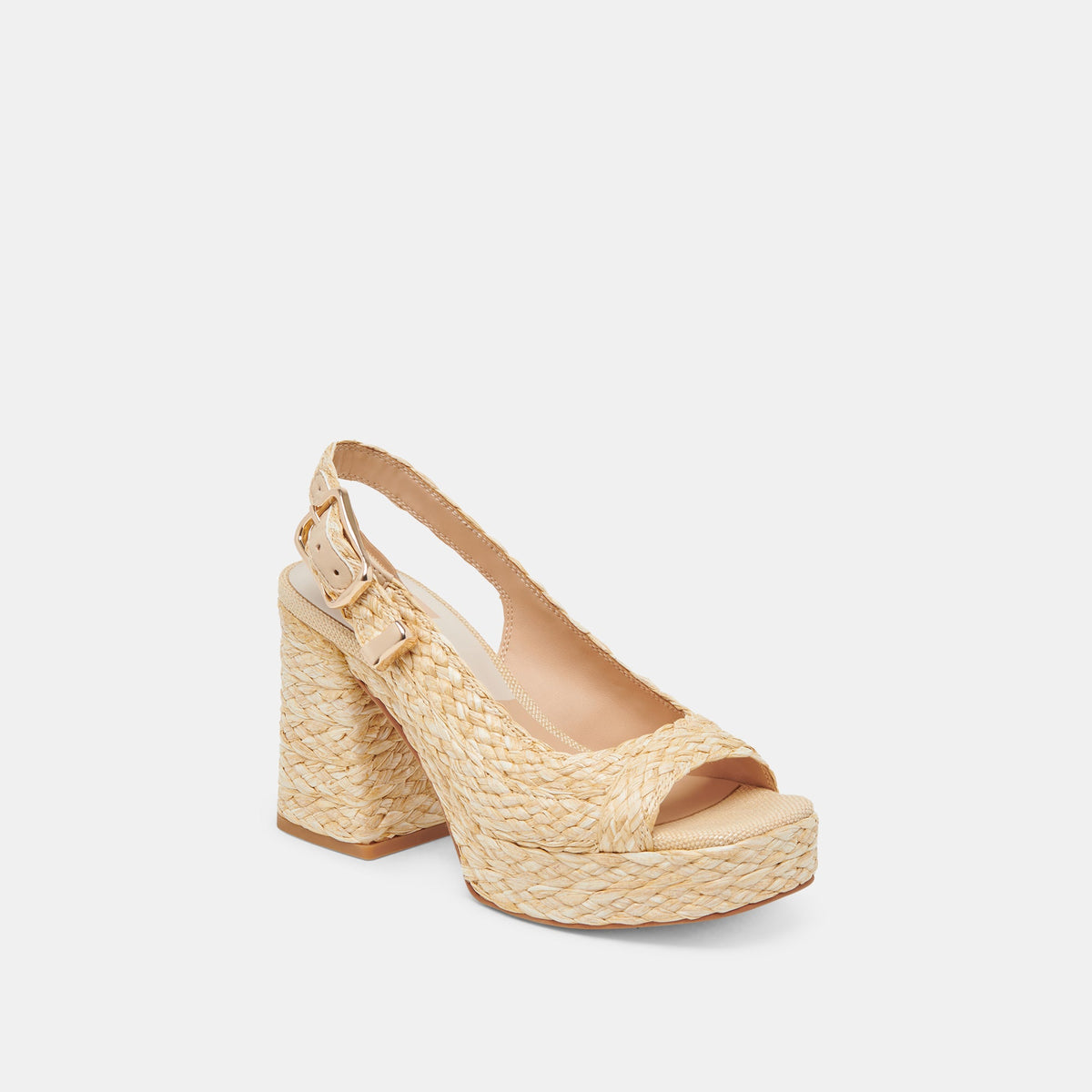 Dolce Vita SHOES FLORES HEELS NATURAL RAFFIA
 – Dolce Vita