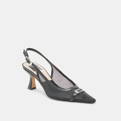 Dolce Vita SHOES Lorine Onyx Mesh Heels