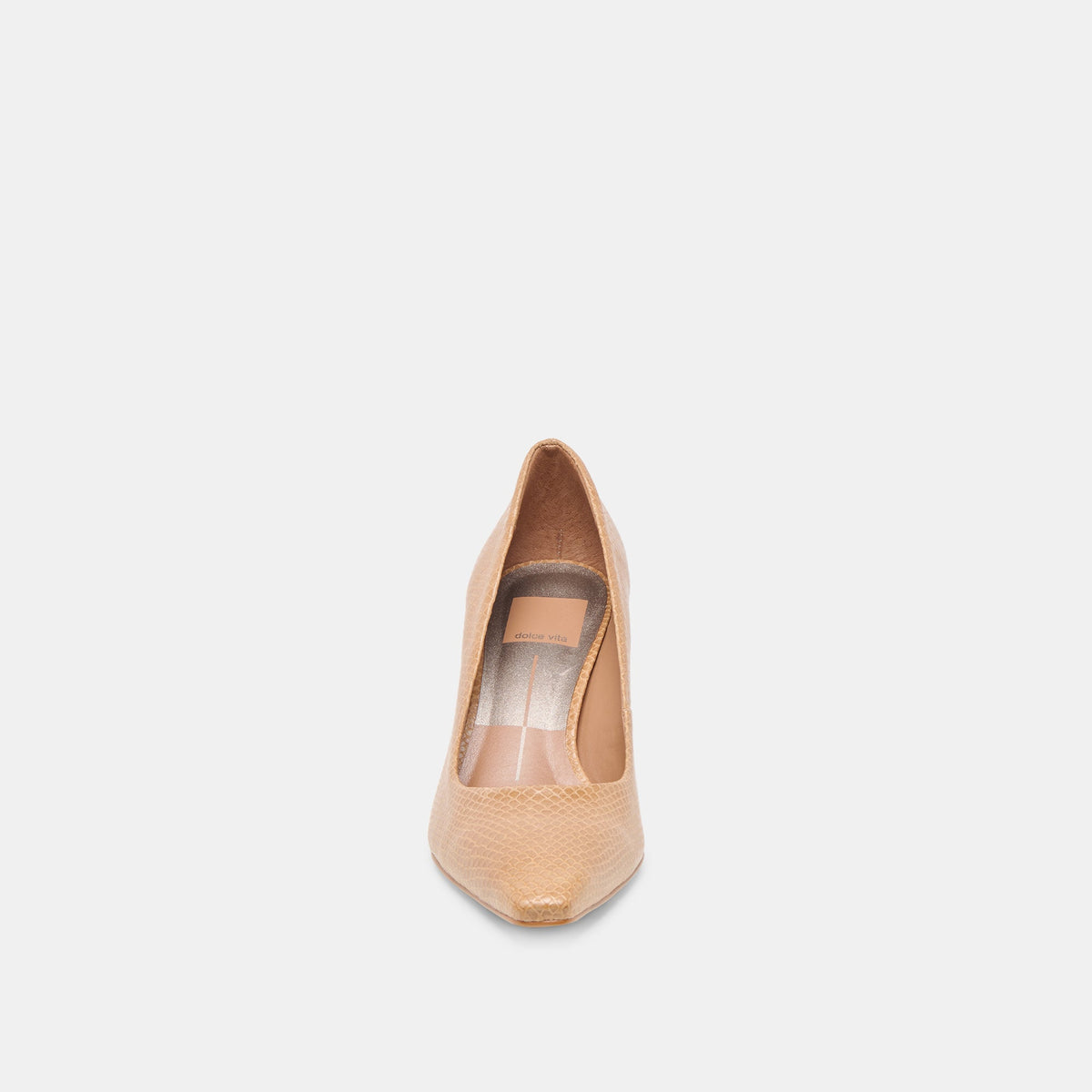 Dolce Vita SHOES Briona Whiskey Embossed Leather Heels