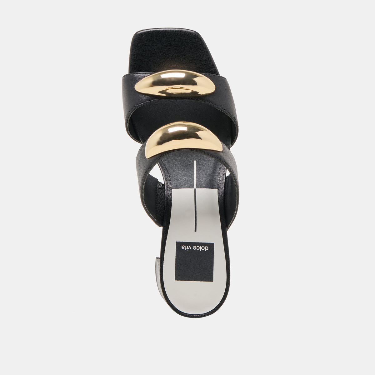 Dolce Vita SHOES Barnet Black Leather Heels