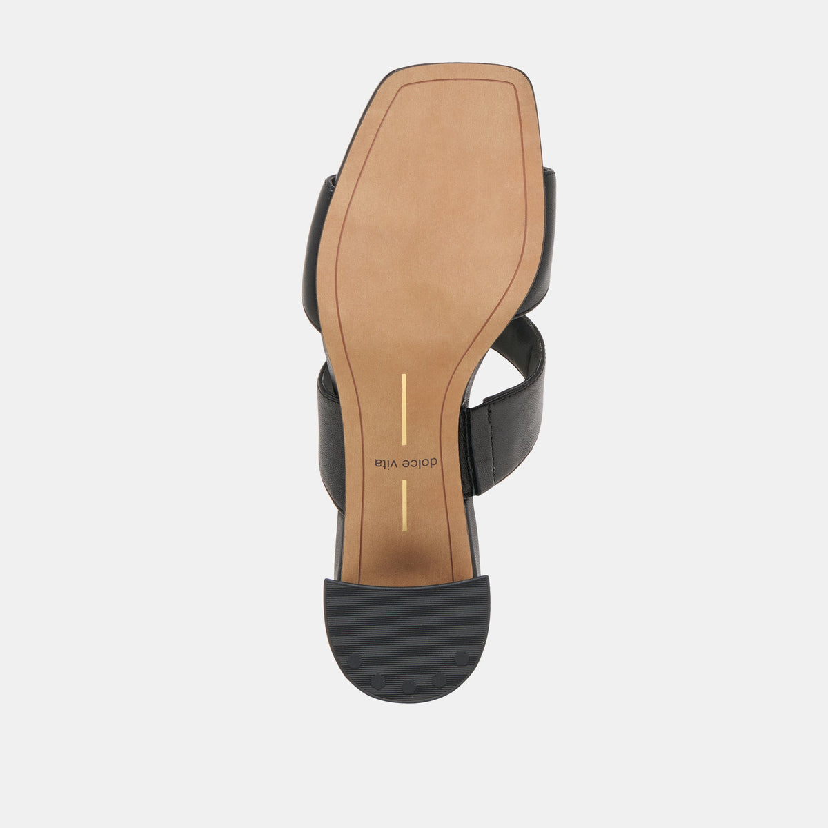 Dolce Vita SHOES Barnet Black Leather Heels