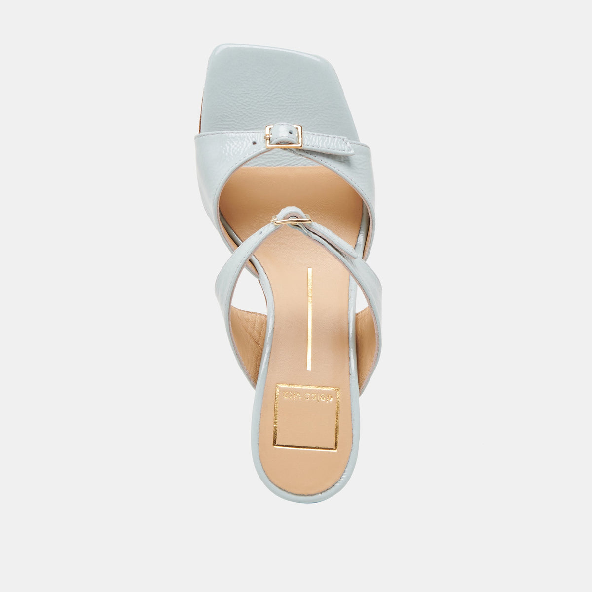 Dolce Vita SHOES SHANE HEELS ICE BLUE CRINKLE PATENT
 – Dolce Vita
