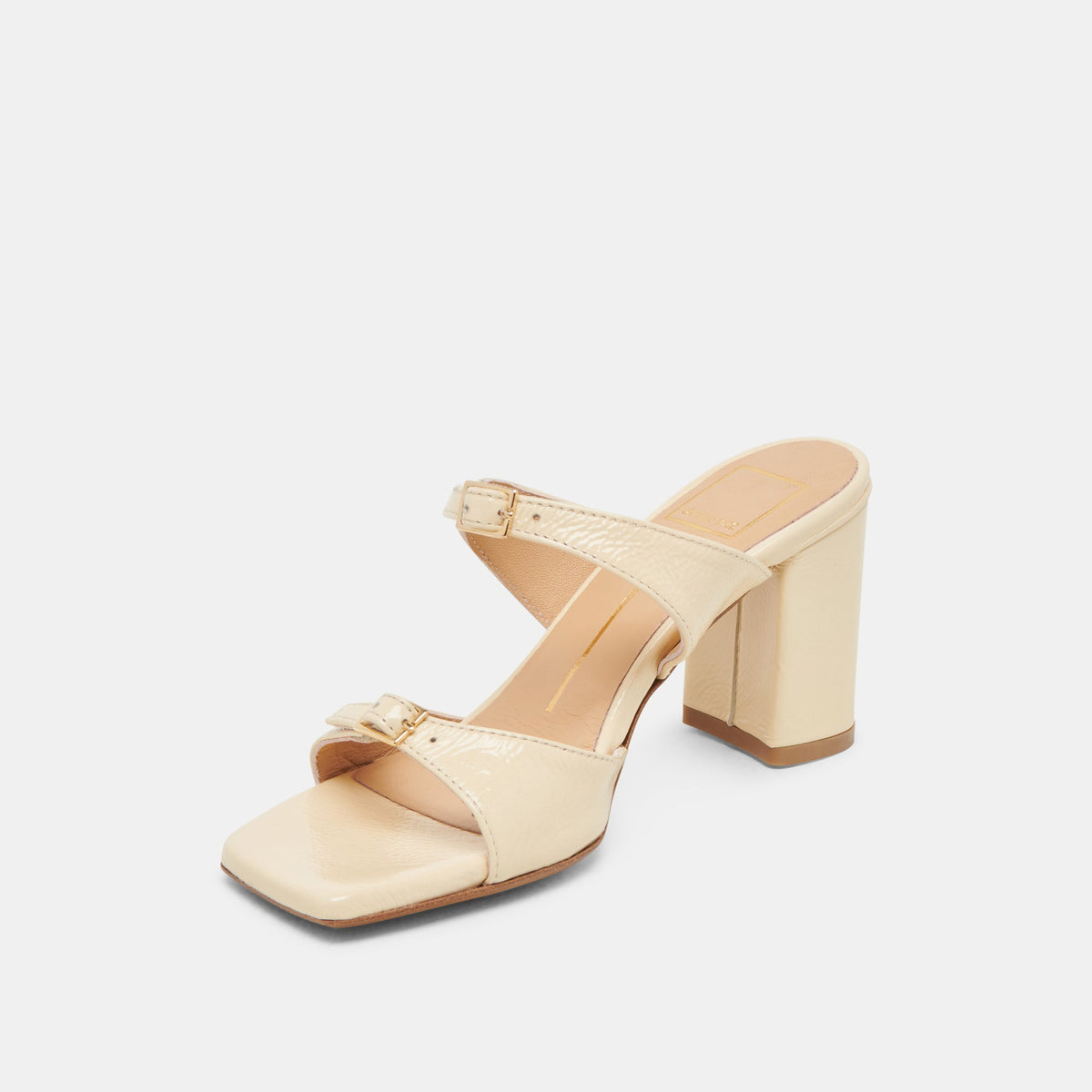 Dolce Vita SHOES SHANE HEELS LIGHT YELLOW CRINKLE PATENT
 – Dolce Vita