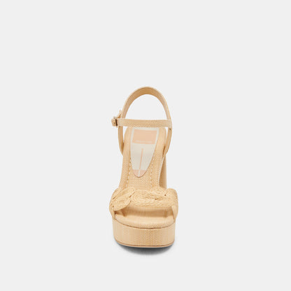 Dolce Vita SHOES TINAYA HEELS LT NATURAL RAFFIA
 – Dolce Vita