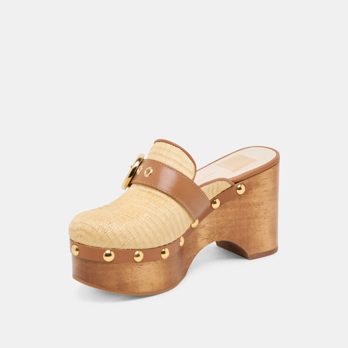 Dolce Vita SHOES Debrah Lt Natural Raffia Clogs