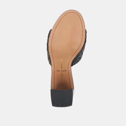 Dolce Vita SHOES MARGOE HEELS BLACK WOVEN STELLA
 – Dolce Vita