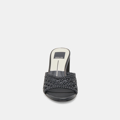 Dolce Vita SHOES MARGOE HEELS BLACK WOVEN STELLA
 – Dolce Vita