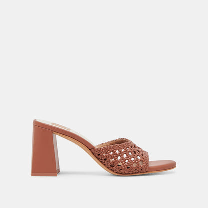 Dolce Vita SHOES MARGOE HEELS COGNAC WOVEN STELLA
 – Dolce Vita
