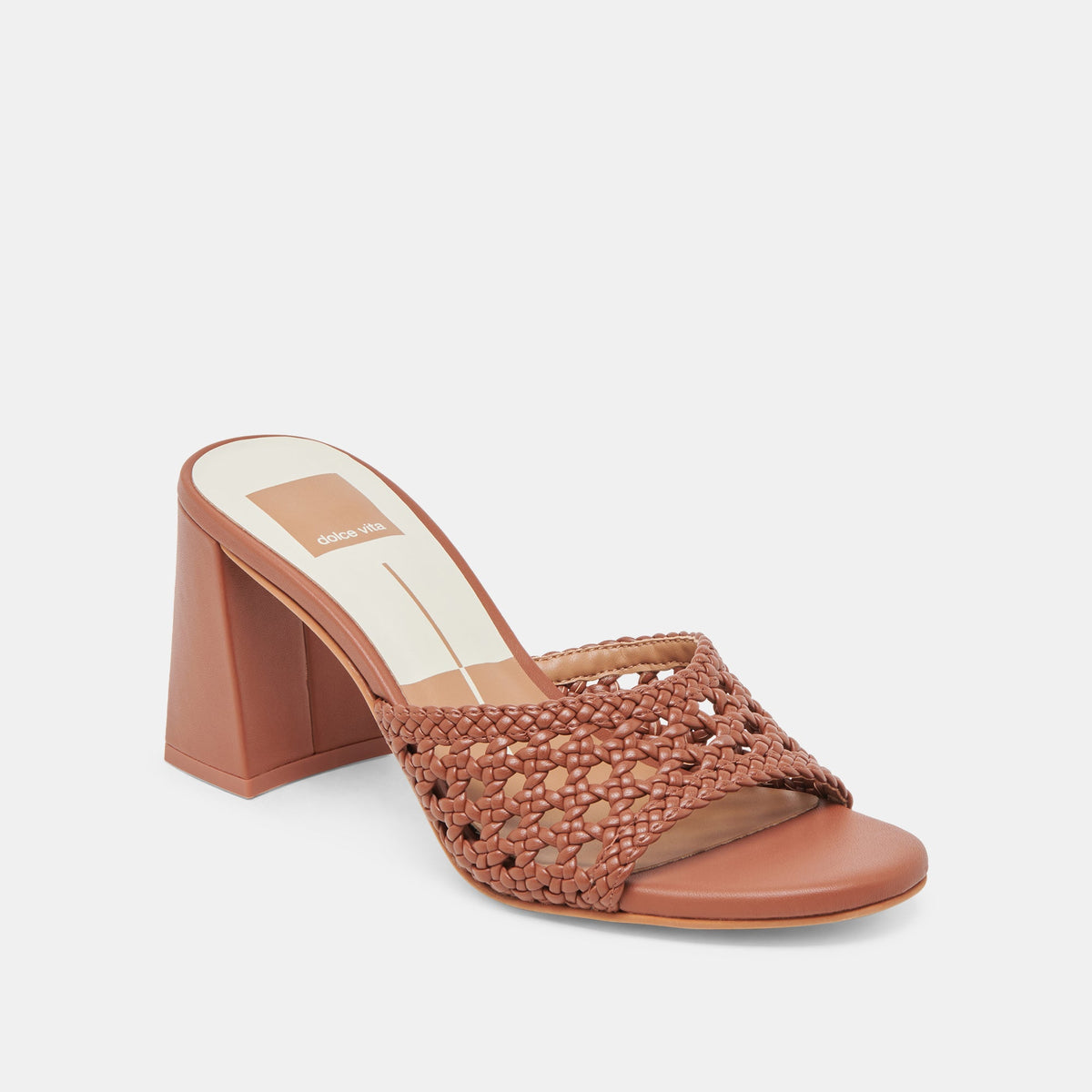 Dolce Vita SHOES MARGOE HEELS COGNAC WOVEN STELLA
 – Dolce Vita