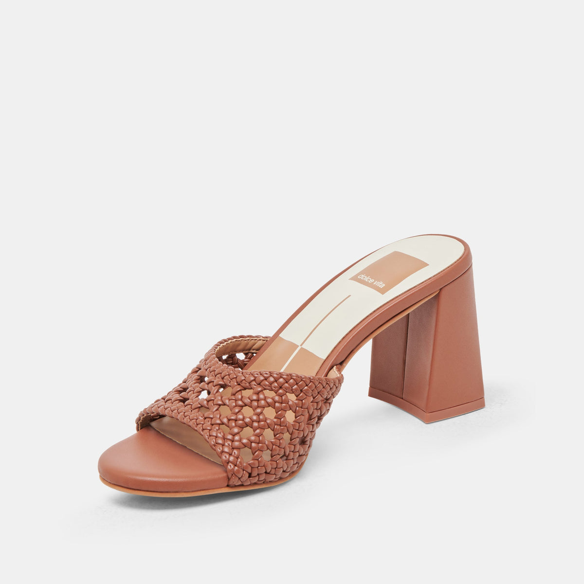 Dolce Vita SHOES MARGOE HEELS COGNAC WOVEN STELLA
 – Dolce Vita
