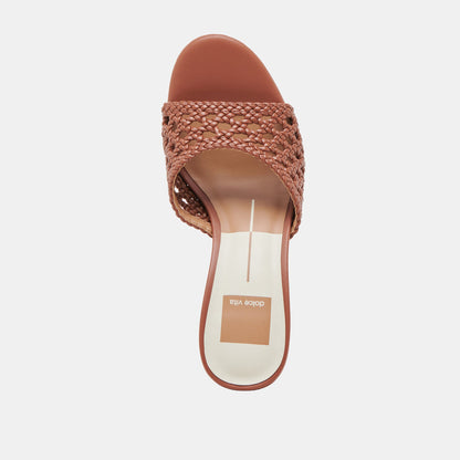Dolce Vita SHOES MARGOE HEELS COGNAC WOVEN STELLA
 – Dolce Vita