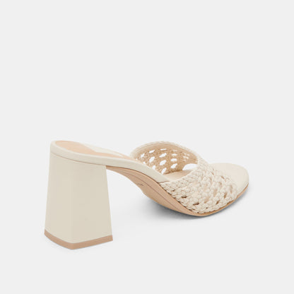 Dolce Vita SHOES MARGOE HEELS CREME WOVEN STELLA
 – Dolce Vita
