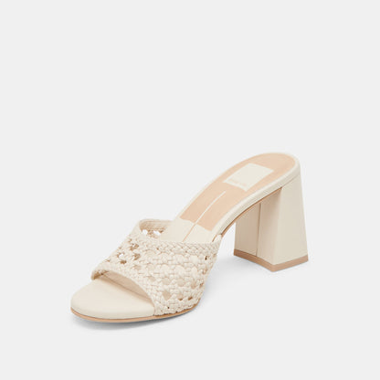 Dolce Vita SHOES MARGOE HEELS CREME WOVEN STELLA
 – Dolce Vita
