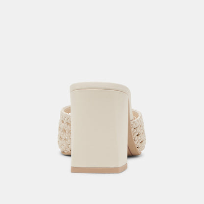 Dolce Vita SHOES MARGOE HEELS CREME WOVEN STELLA
 – Dolce Vita