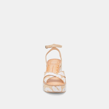 Dolce Vita SHOES ENIKO HEELS NATURAL MULTI FLORAL SEQUIN
 – Dolce Vita