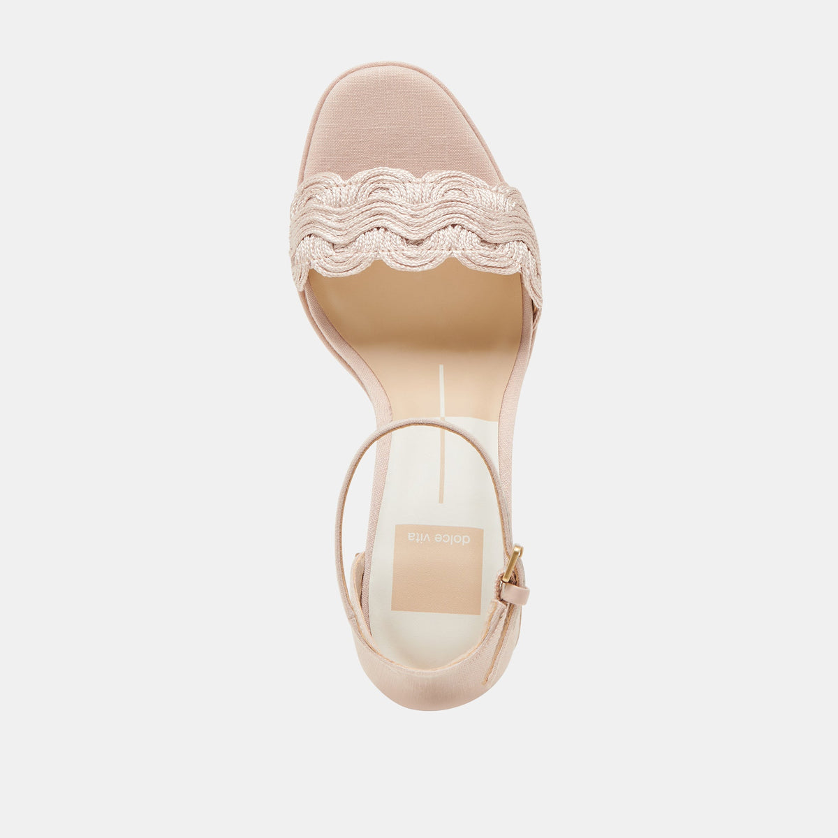 Dolce Vita SHOES PELTIN HEELS LIGHT PINK WOVEN RAFFIA
 – Dolce Vita
