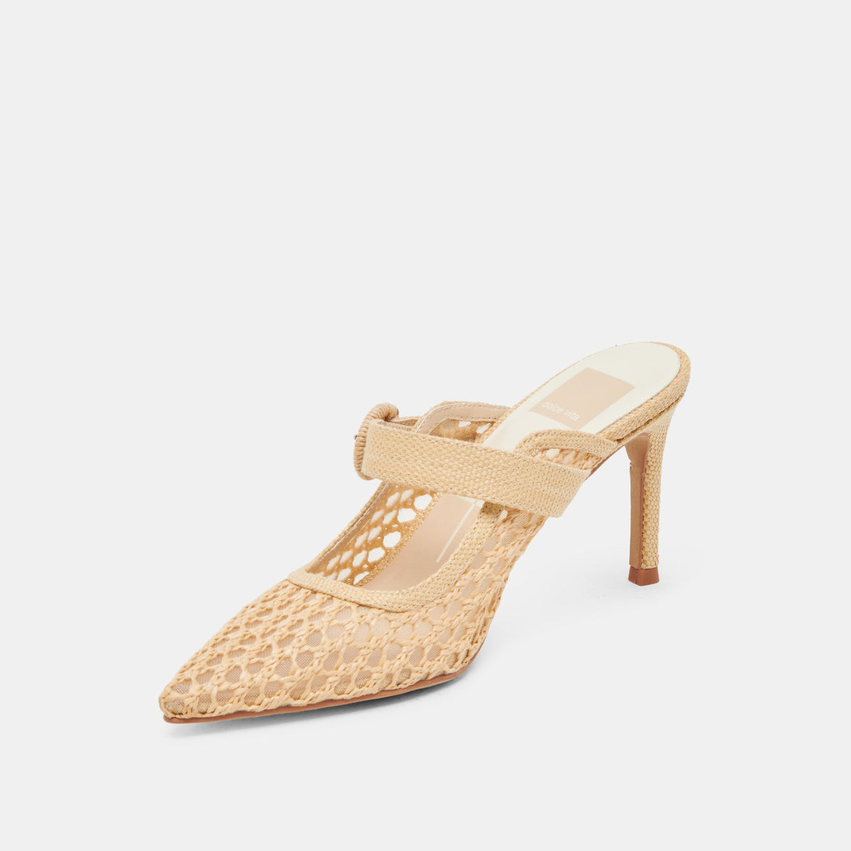 Dolce Vita SHOES KEEKEE HEELS LT NATURAL WOVEN RAFFIA
 – Dolce Vita