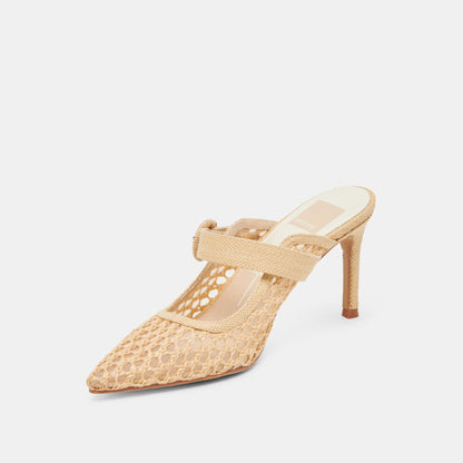 Dolce Vita SHOES KEEKEE HEELS LT NATURAL WOVEN RAFFIA
 – Dolce Vita
