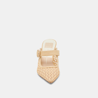 Dolce Vita SHOES KEEKEE HEELS LT NATURAL WOVEN RAFFIA
 – Dolce Vita