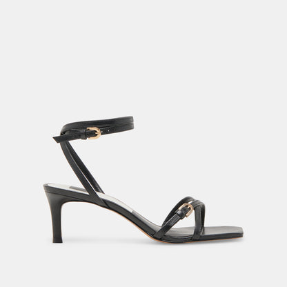 Dolce Vita SHOES BAMBY HEELS BLACK LEATHER
 – Dolce Vita