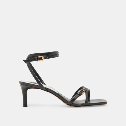 Dolce Vita SHOES BAMBY HEELS BLACK LEATHER
 – Dolce Vita