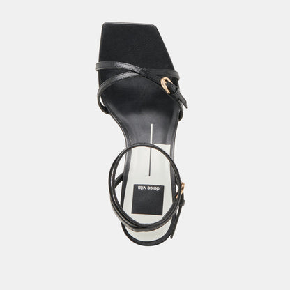 Dolce Vita SHOES BAMBY HEELS BLACK LEATHER
 – Dolce Vita