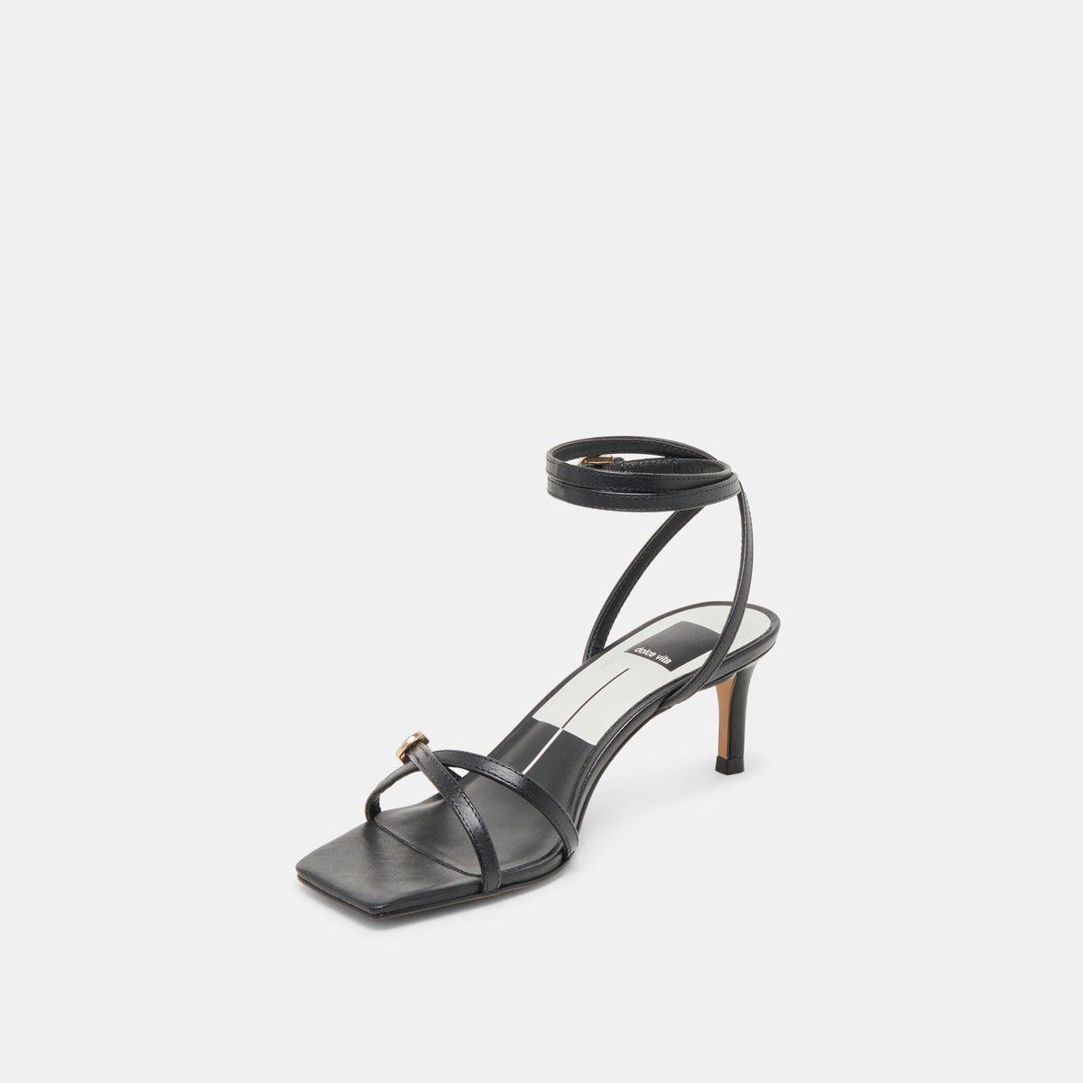 Dolce Vita SHOES BAMBY HEELS BLACK LEATHER
 – Dolce Vita