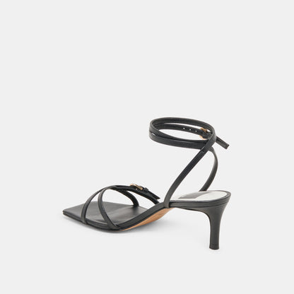 Dolce Vita SHOES BAMBY HEELS BLACK LEATHER
 – Dolce Vita