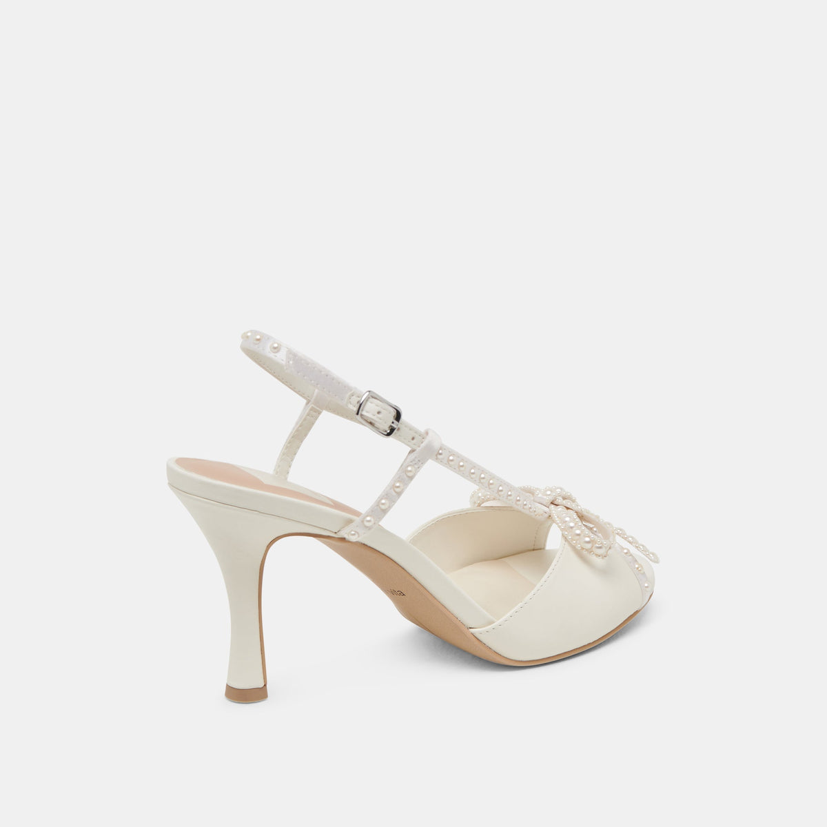 Dolce Vita SHOES LONNY PEARL HEELS WHITE SATIN
 – Dolce Vita