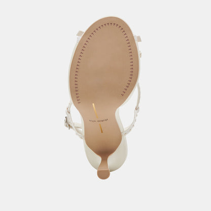 Dolce Vita SHOES LONNY PEARL HEELS WHITE SATIN
 – Dolce Vita