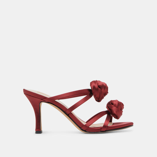 Dolce Vita SHOES LINZY HEELS WINE SATIN
 – Dolce Vita
